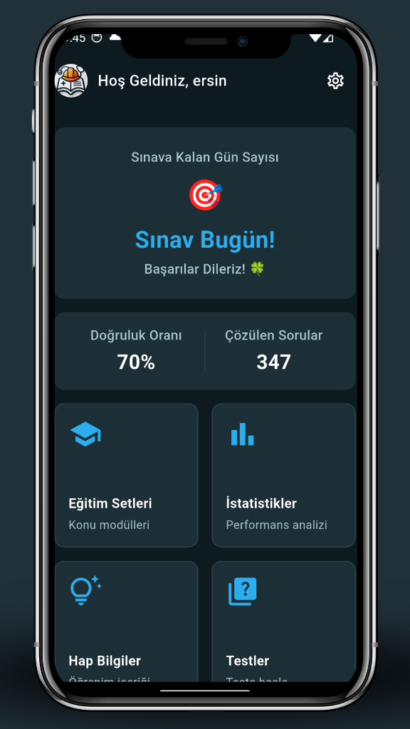 İSG Akademi - Ana Ekran