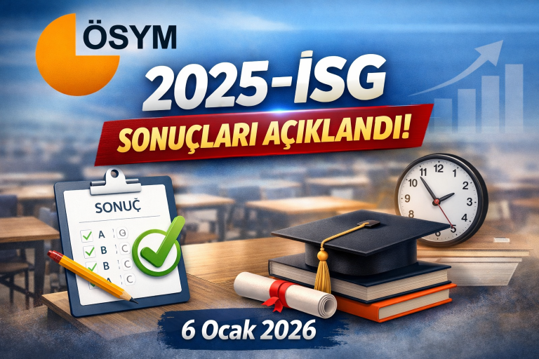 isg-2025 sınav sonuçları