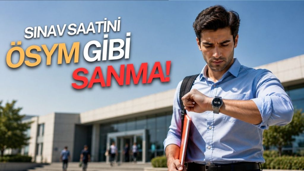 Gazi Üniversitesi İSG Sınavı saat 14:15 — 14:00 sonrası giriş yok kritik uyarısı