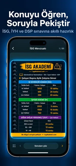Konuyu öğren, soruyla pekiştir: hap bilgi kartları