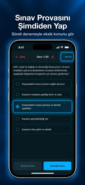 Sınav provasını şimdiden yap: süreli deneme sınavı