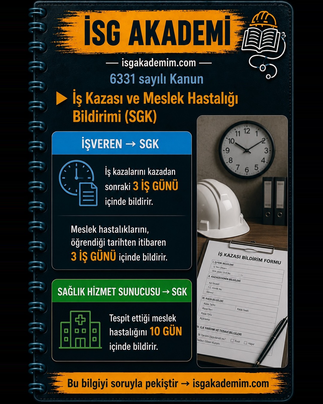 İş Kazası ve Meslek Hastalığı Bildirimi (SGK)