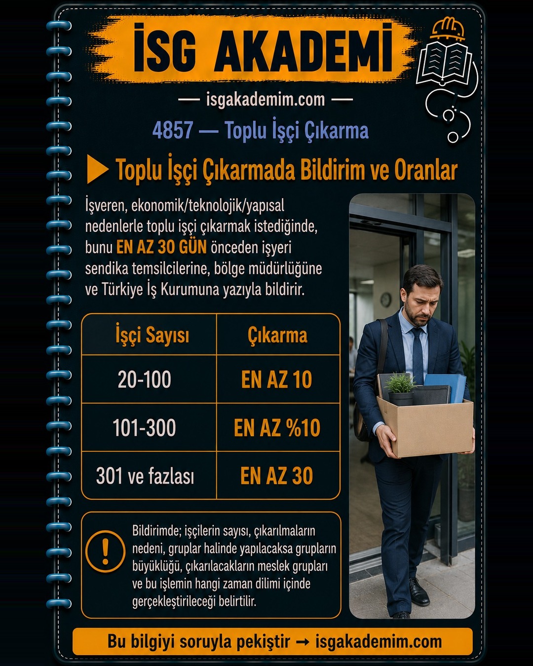 Toplu İşçi Çıkarmada Bildirim ve Oranlar