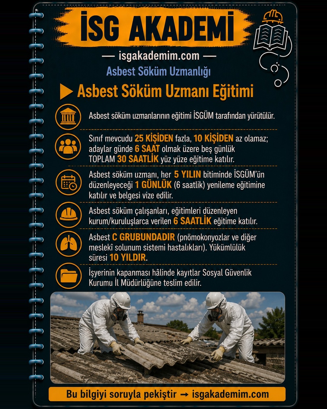 Asbest Söküm Uzmanı Eğitimi