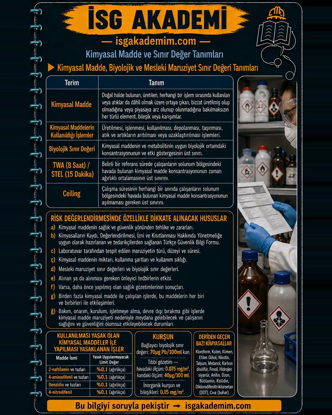 Yasaklı Kimyasal Maddeler ve İzin Şartları