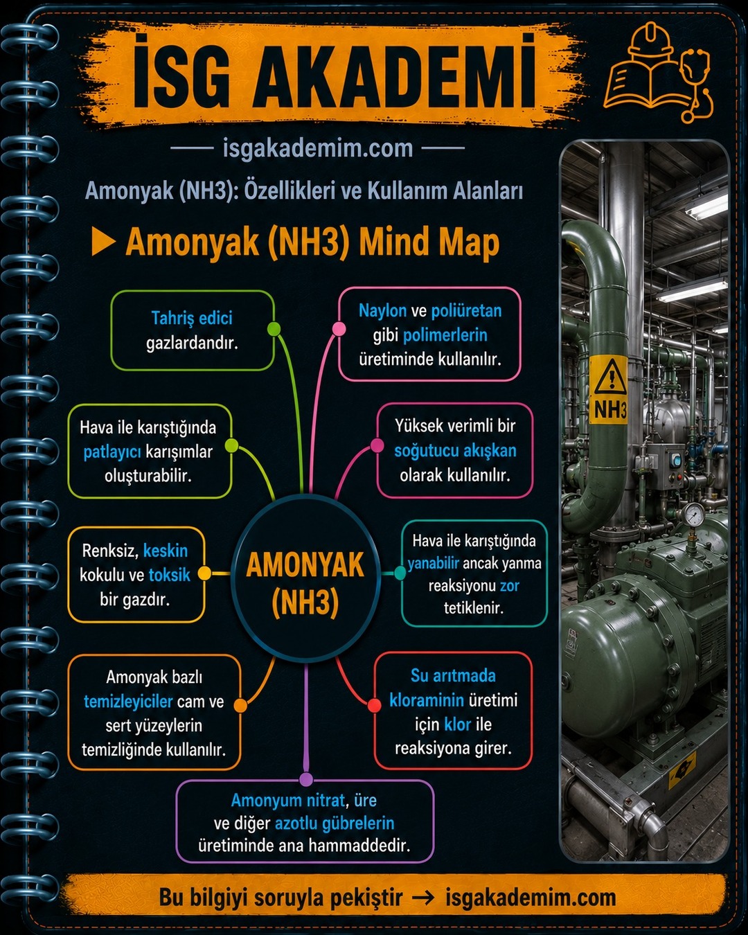 Amonyak (NH3) Mind Map