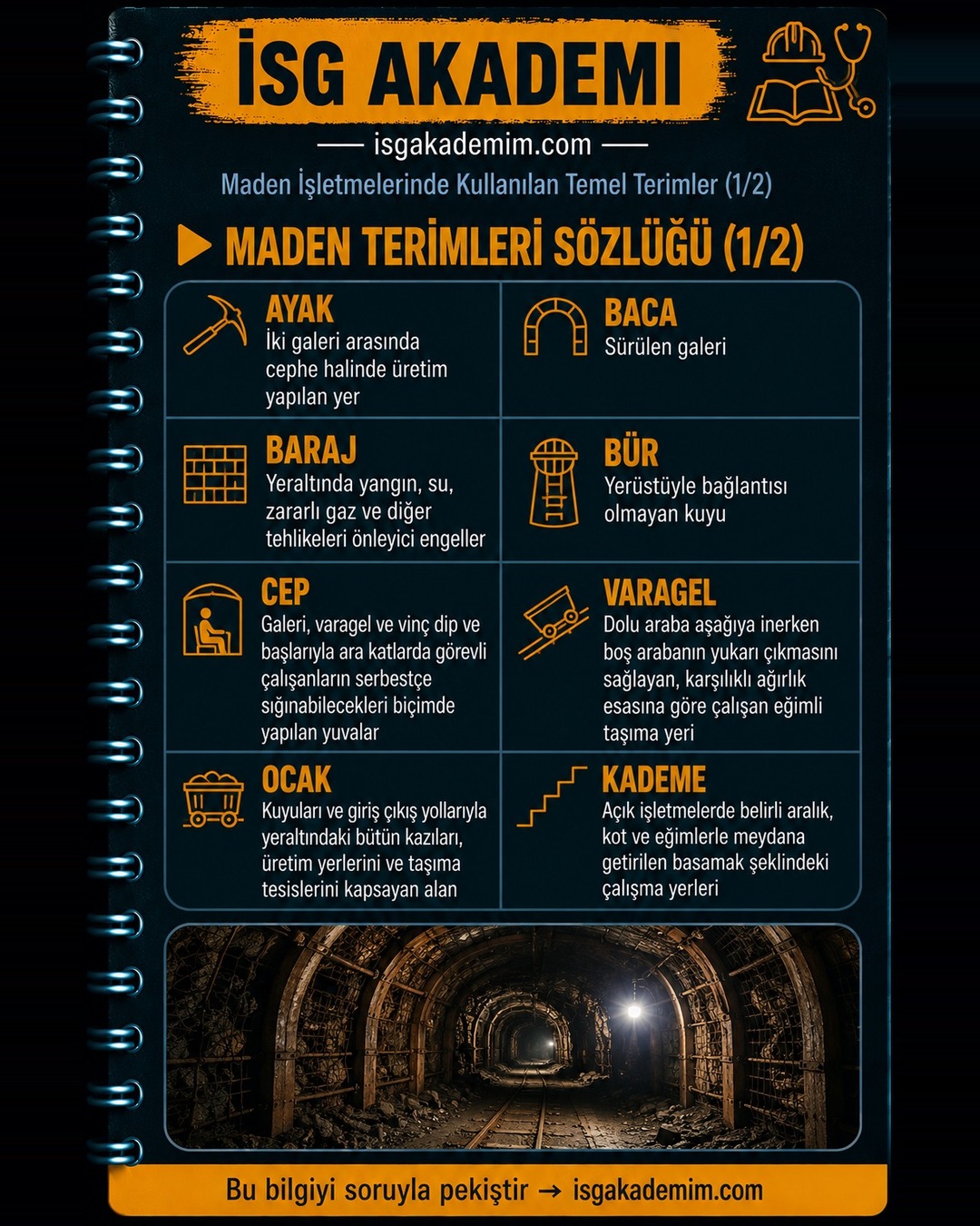 MADEN TERİMLERİ SÖZLÜĞÜ (1/2)