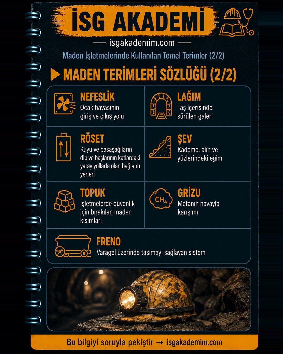 MADEN TERİMLERİ SÖZLÜĞÜ (2/2)