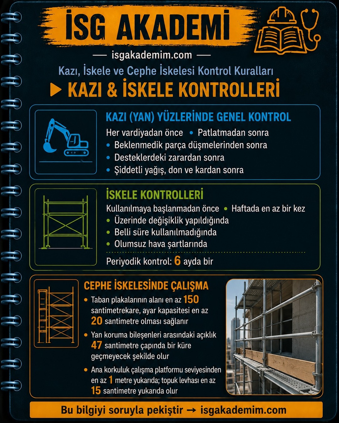 KAZI & İSKELE KONTROLLERİ
