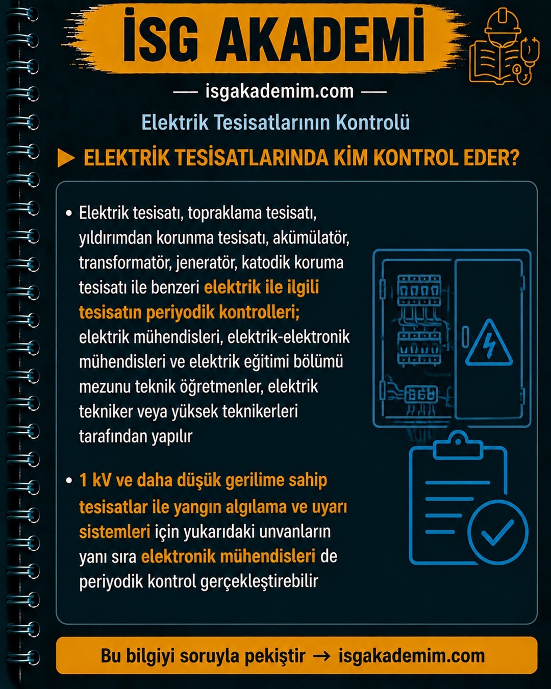 ELEKTRİK TESİSATLARINDA KİM KONTROL EDER?