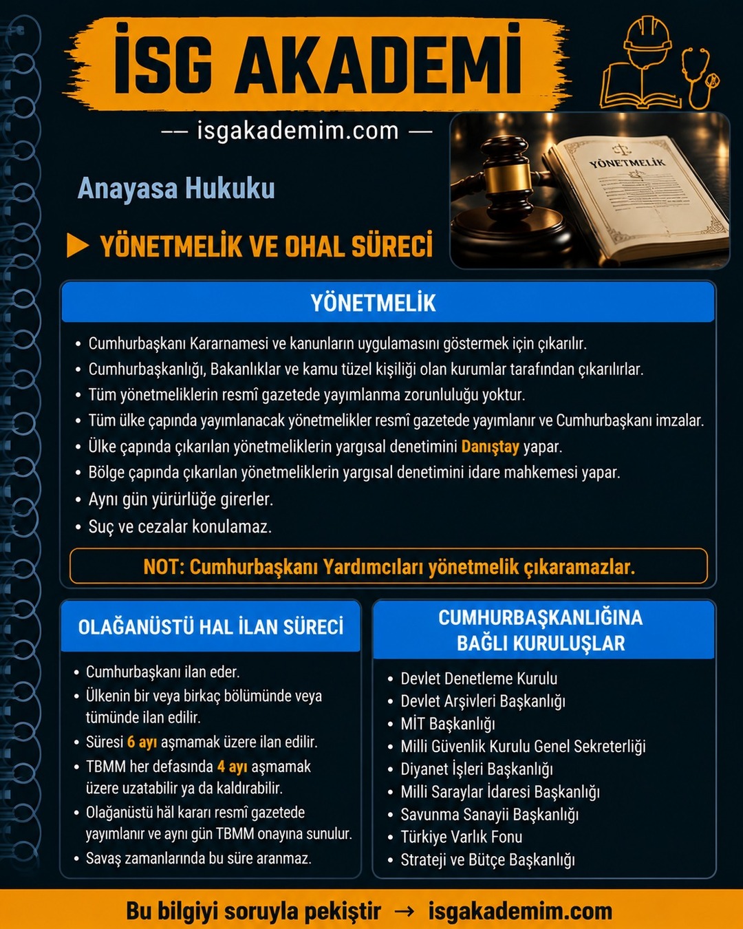 YÖNETMELİK VE OHAL SÜRECİ