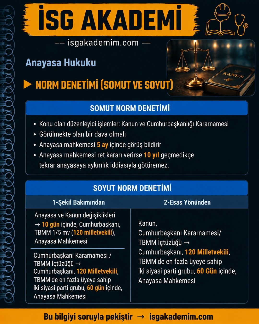 NORM DENETİMİ (SOMUT VE SOYUT)